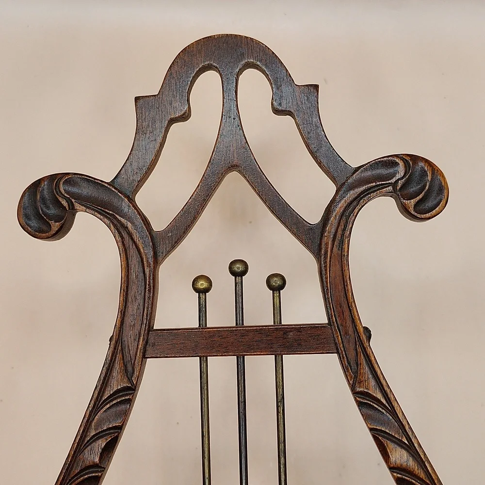 Vintage Ferguson Bros. Hoboken, N.J. Wall-Hanging Planter - Harp Design